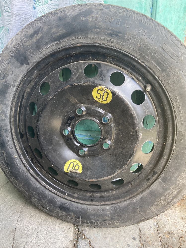 Vand roata slim BMW + jante tabla oțel BMW  e46 noi 4 buc