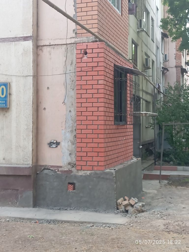 Кладка балкон, декор, гипсокартон, малйар