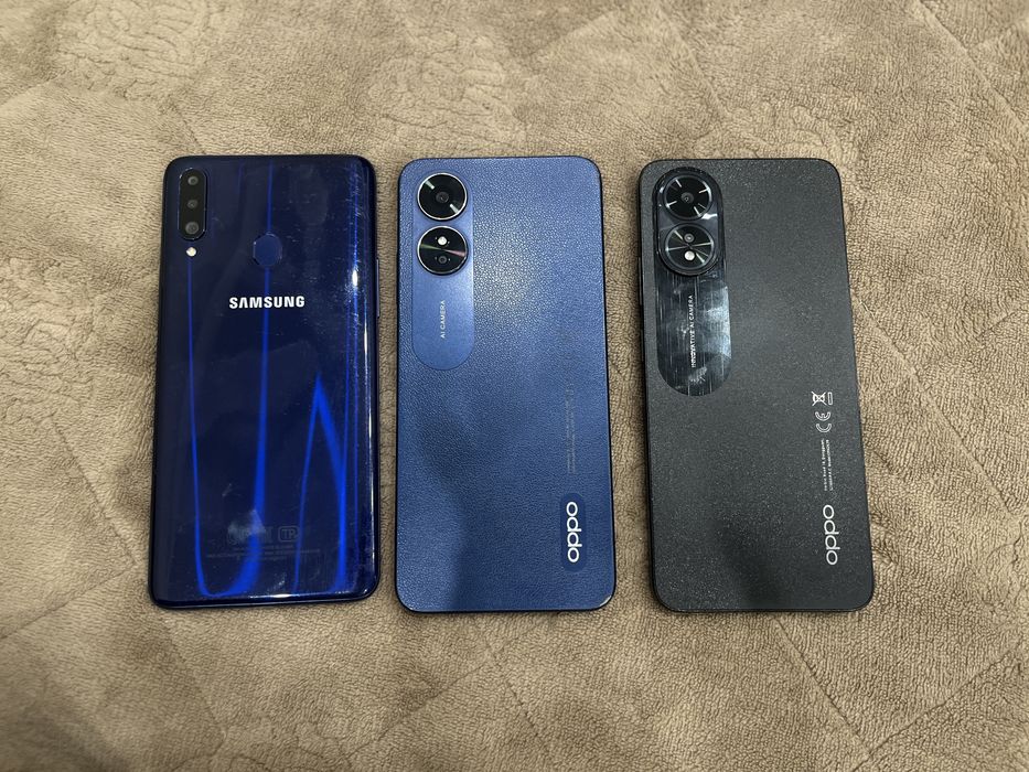 Самсунг и Оппо телефоны