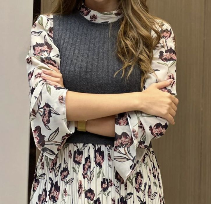 легкое шифоновое платье