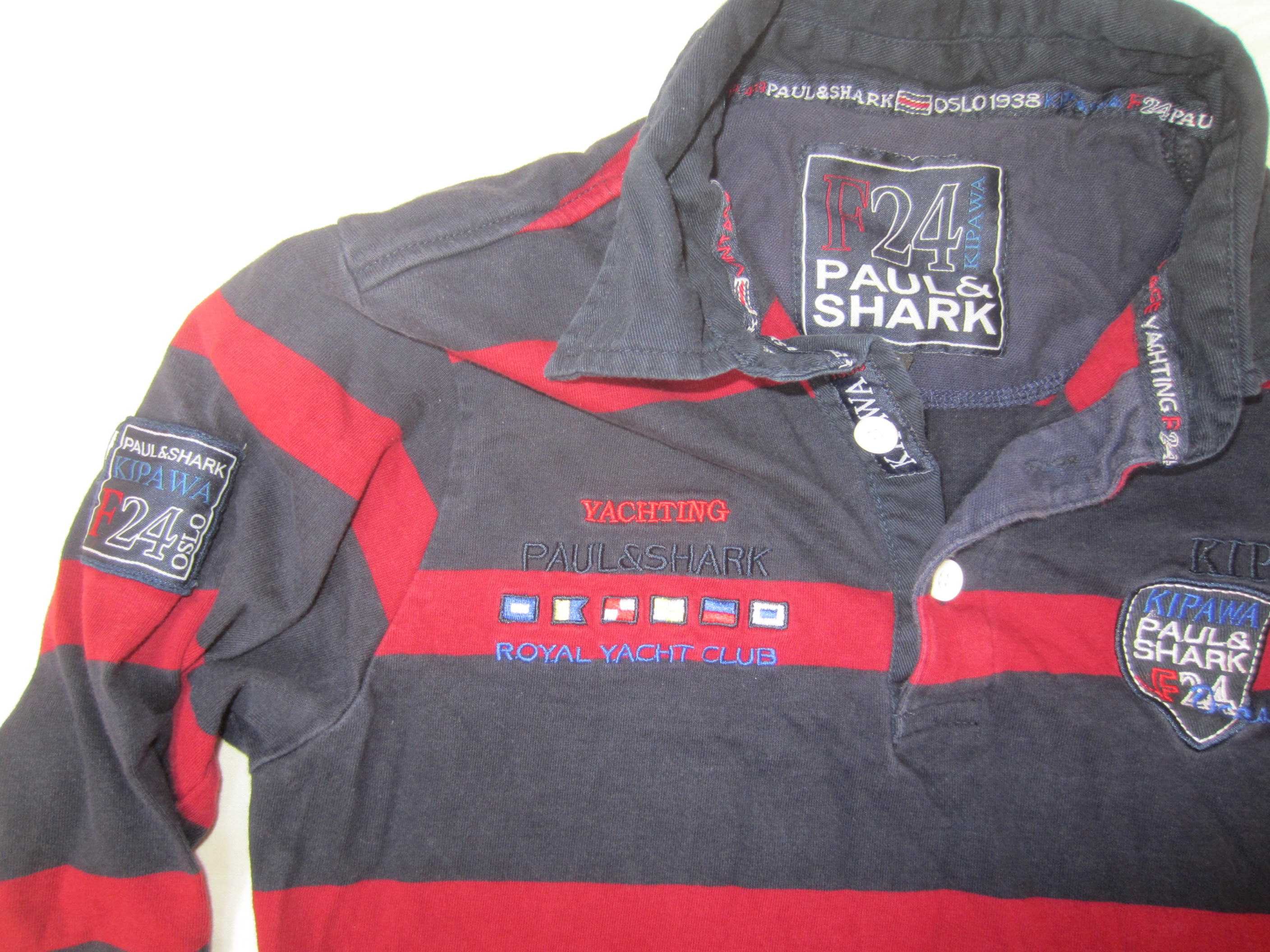 Tricoul Paul Shark,club yahting, masura M-copil, tip polo cu 3 nasturi
