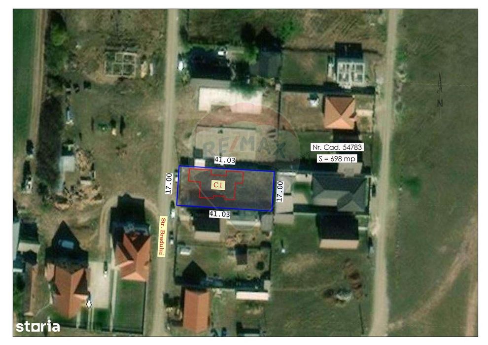 De vânzare teren intravilan cu fundație și proiect de casă- Nojorid