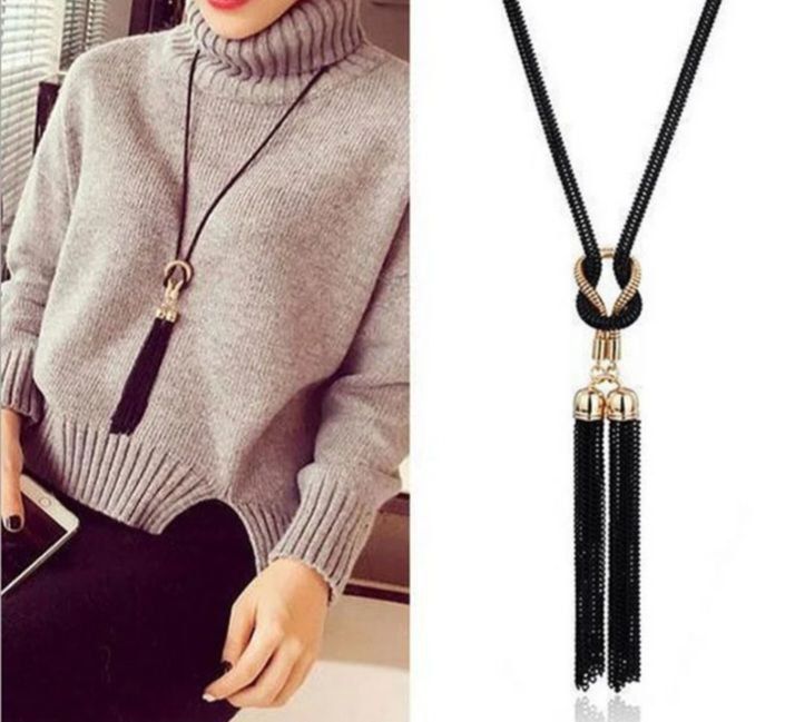 5 видов колье-чокеров и крупная стильная цепь 2 цвета..