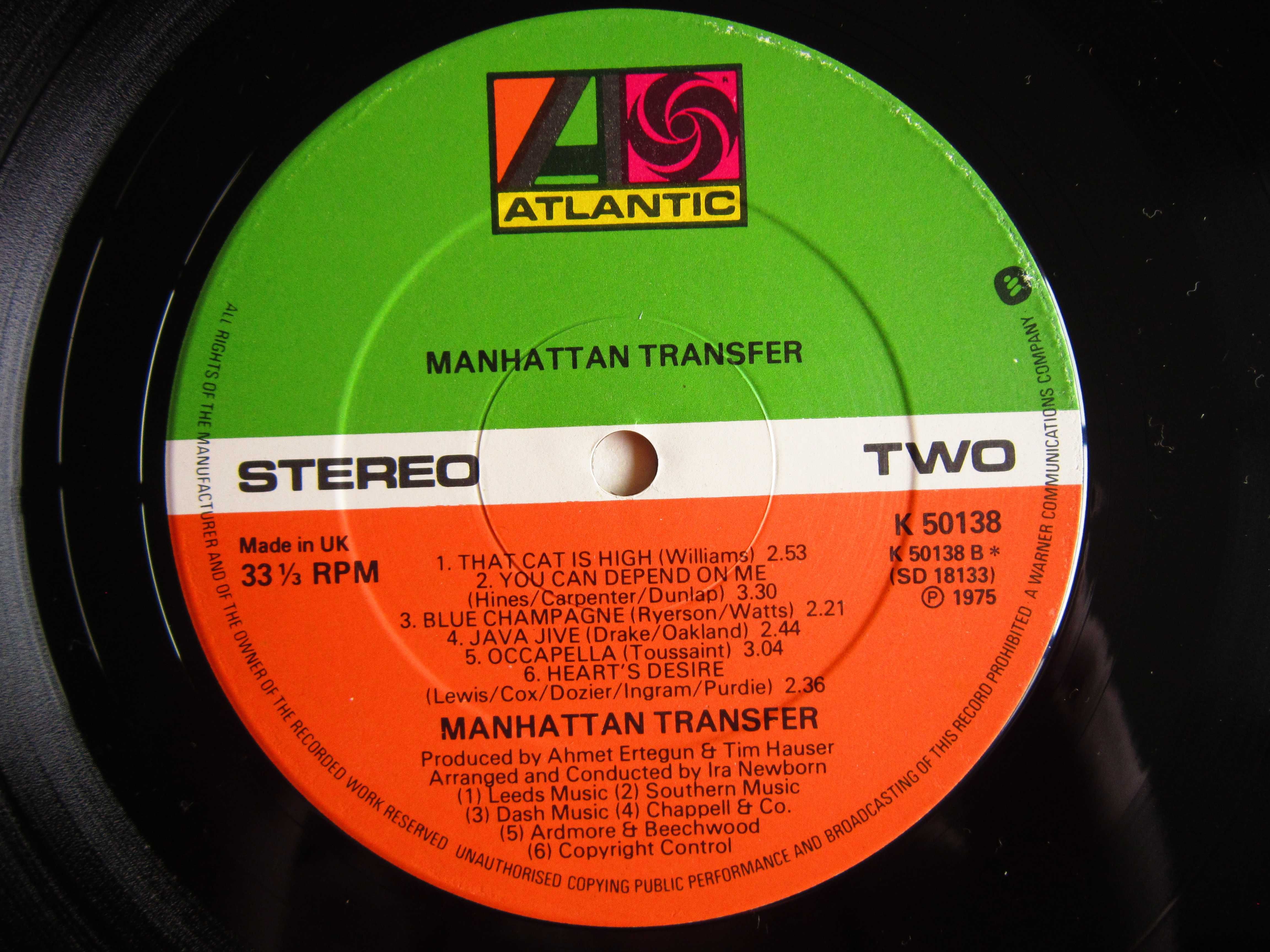 vinil jazz The Manhattan Transfer ‎1975 UK impecabil