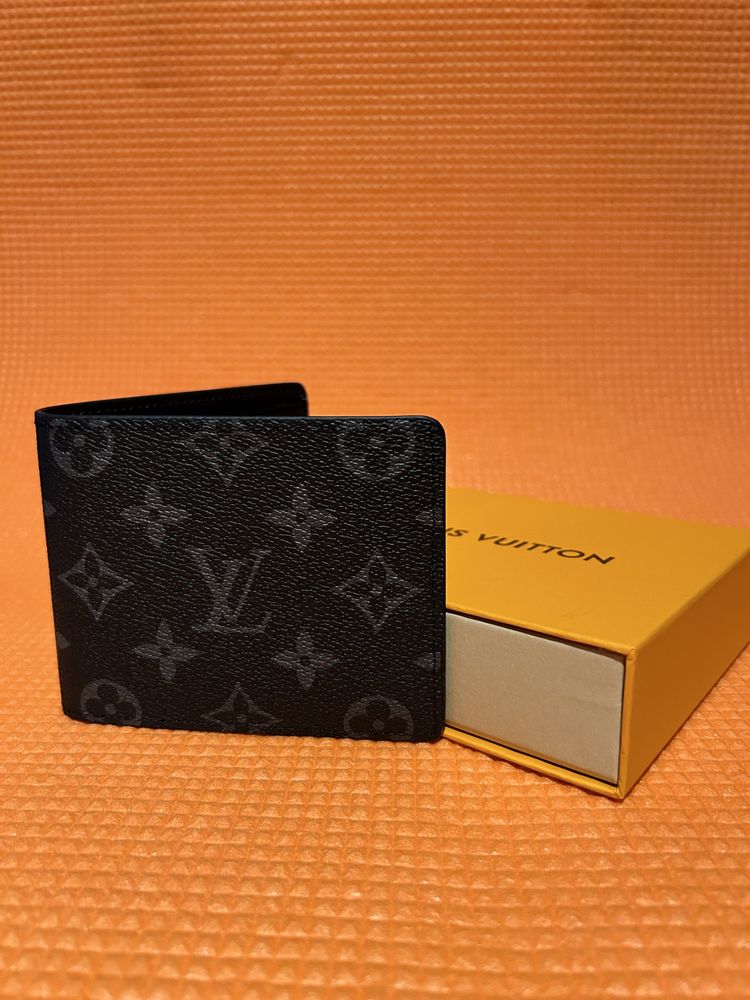 Portofel piele Louis Vuitton LV Monogram Negru Premium 2024