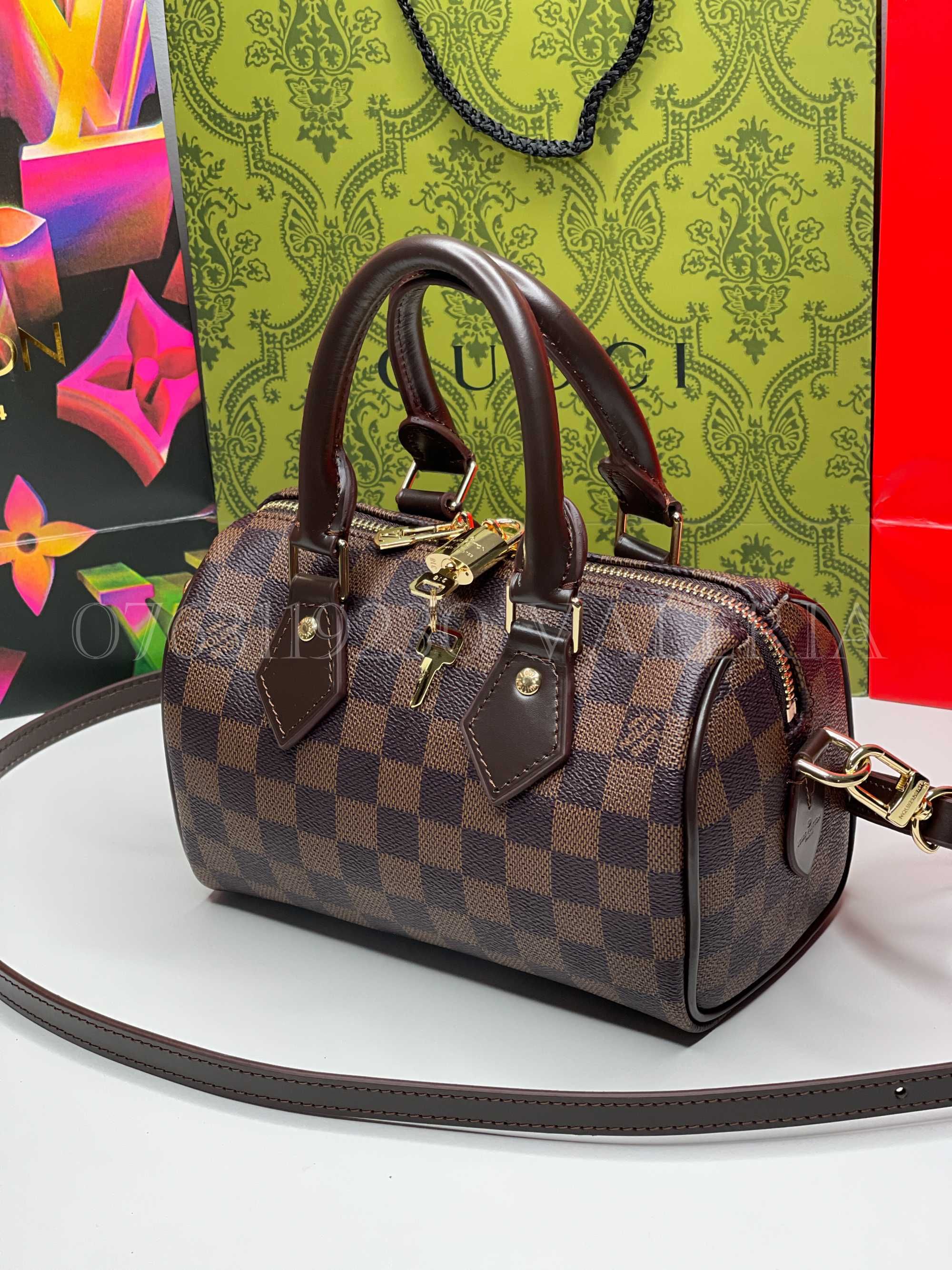 Geanta Louis Vuitton - Speedy Damier