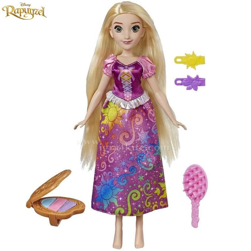 Barbie"Кукла Disney Princess с  цветни кичури Рапунцел