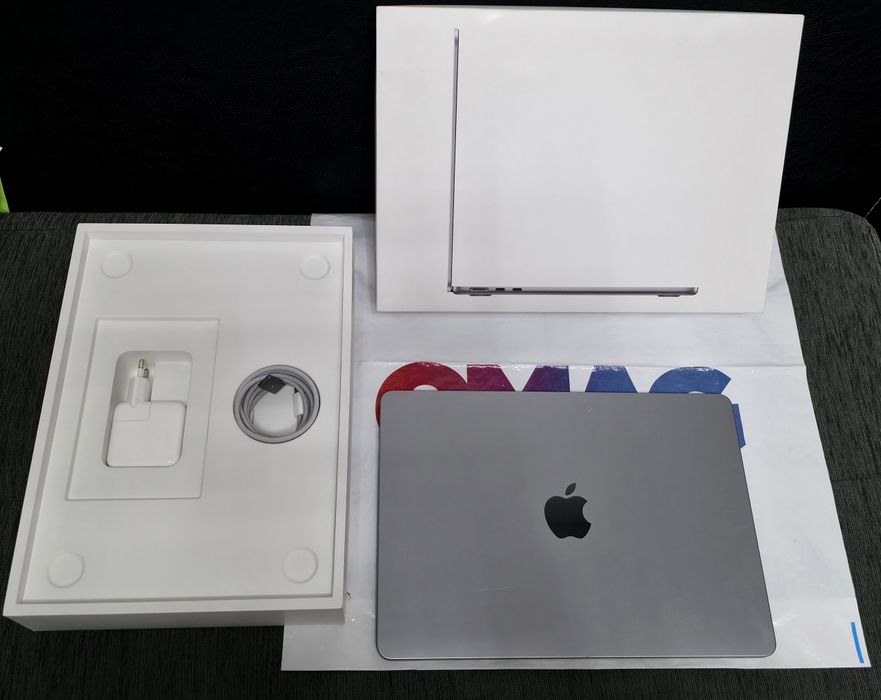 256GB MacBook Air 13" m3 Гаранция EMAG 2026г. Space Gray | Сив