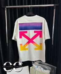 Tricou OFF-White Gradient Velvet S/S Over  • Calitate Top • Cod QR