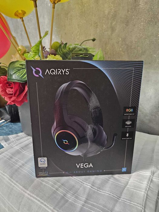 Căști gaming Aqirys Vega virtual 7.1 Surround