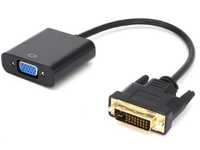 Adaptor Convertor Cablu DVI la VGA DVI D 24+1 la VGA DVI-D la VGA DVI