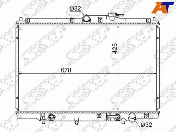 Радиатор Honda Odyssey