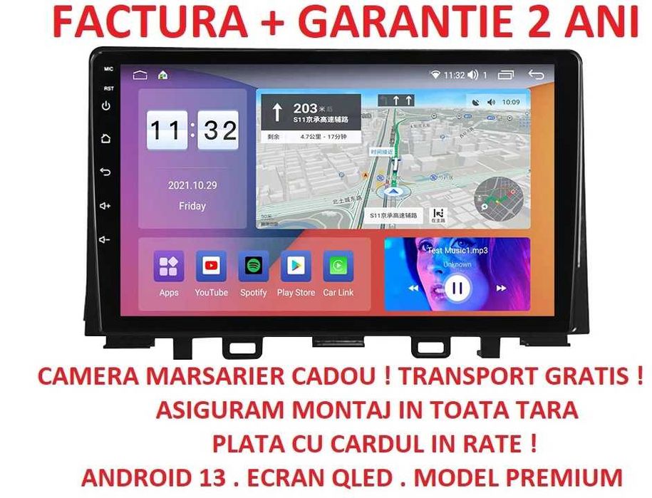 Navigatie Kia Rio YB 2016 - 2020 2GB 4GB 8GB Garantie Camera
