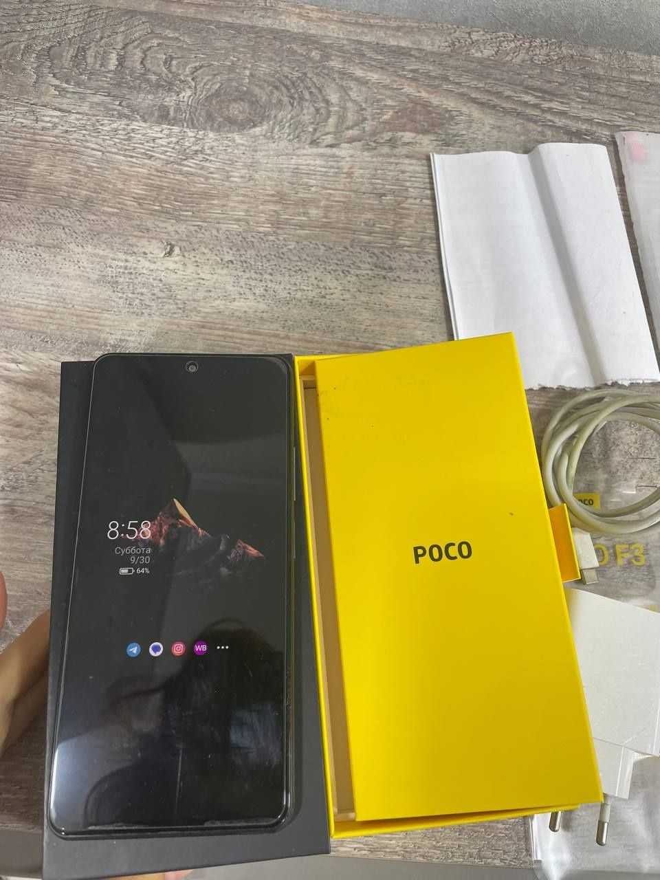 Poco F3 8/256Gb черный