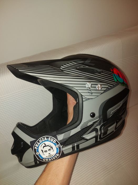 Casca full face Force cu ochelari Fox