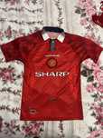 1997-98 Manchester United Home. футболна фланелка на Манчестър Юнайтед