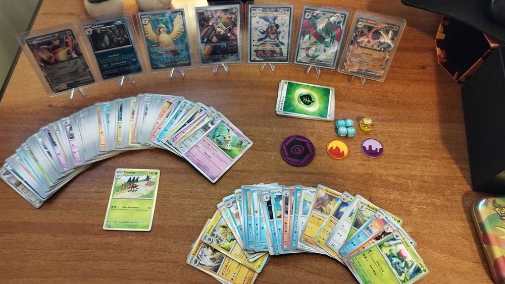 Colectie carti Pokemon -Expansiune 151 + Bulk Mixt diferite expansiuni