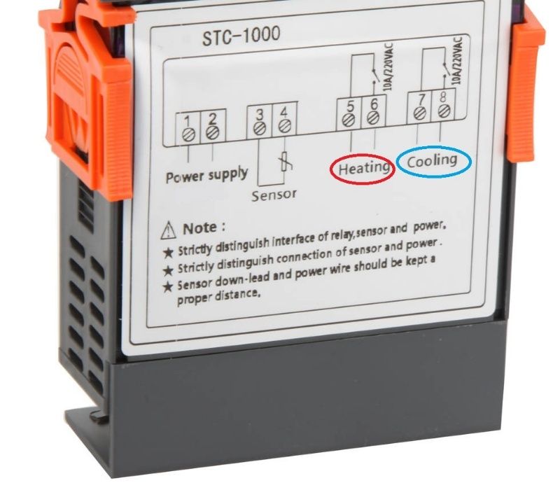 Termostat digital STC1000, Controler temperatura + senzor, -50 /+99°C
