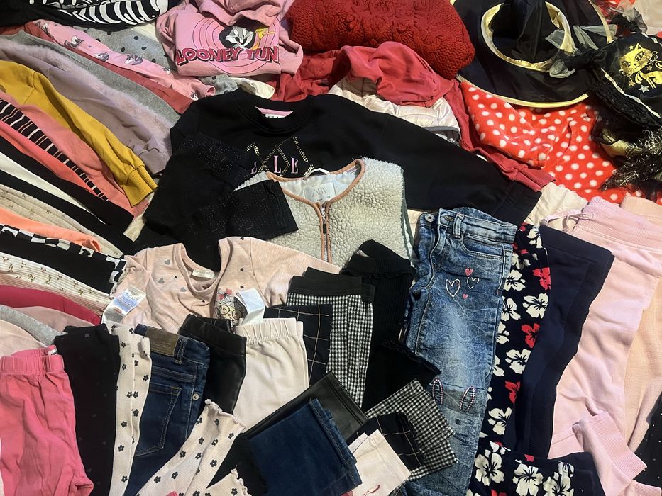 Лот дрехи за момиче есен-зима р-р 110-116