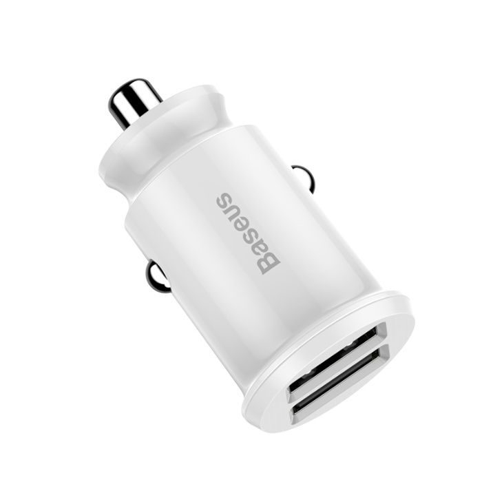 Baseus Бързо Зарядно/Адаптер 3.1A за Kола Fast Charger Dual USB