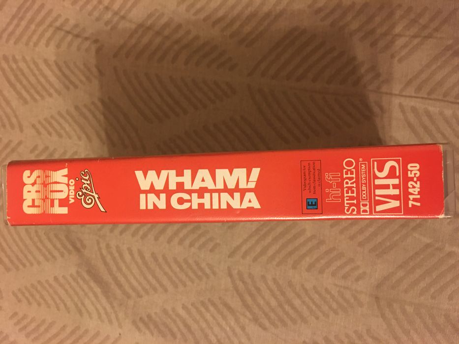 WHAM George Michael Rare VHS Видео Касета Rare Оригинал