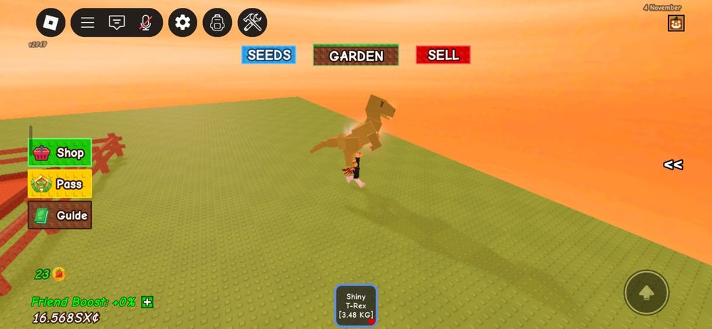 T-rex, grow a garden