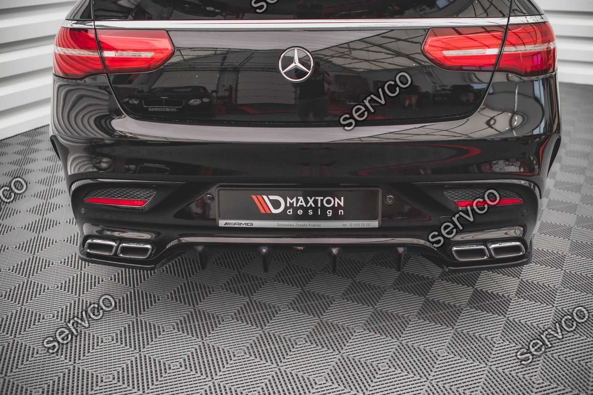Prelungire bara spate Mercedes GLE Coupe 63AMG C292 2015-2019 v1