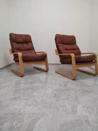 Датски кресла естествена кожа Пачуърк Т087
