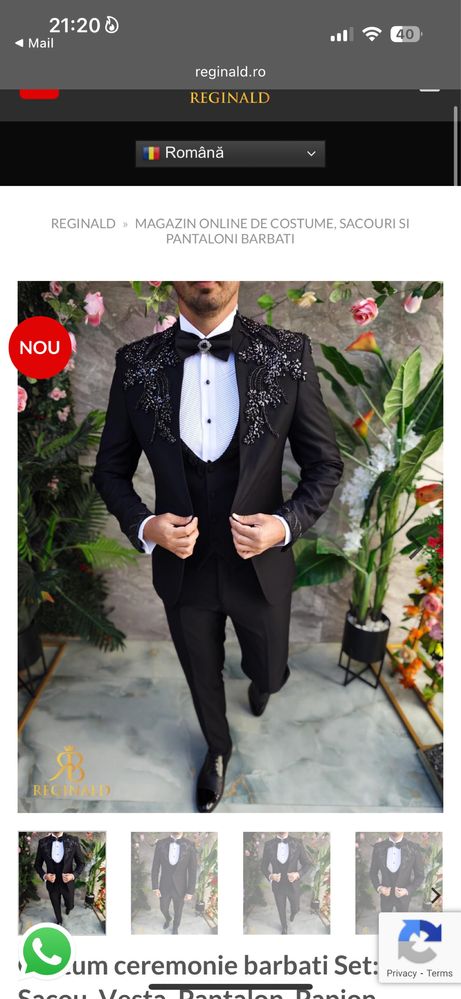 Costum ceremonie barbat 52 L