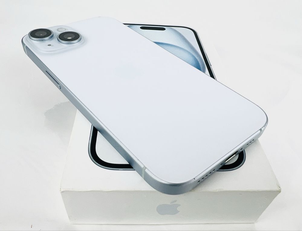 Apple iPhone 15 128GB Blue 100% Батерия! Гаранция!