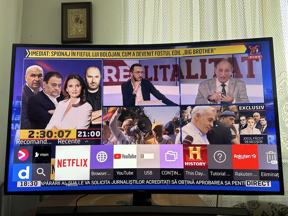 Vand Smart TV Curbat