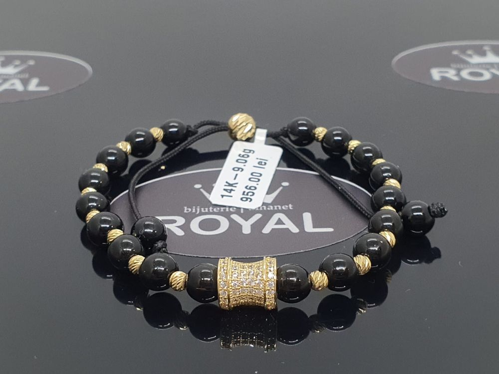 Bijuteria Royal: Bratara snur aur 14k/9.06 gr