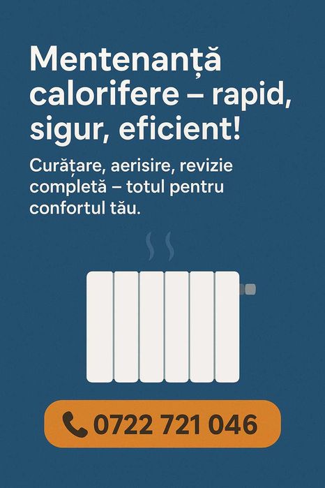 Mentenanta calorifere