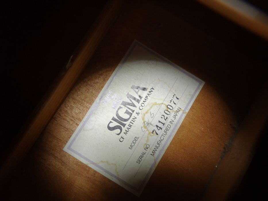 Chitara vintage clasica Sigma CS6 /japan