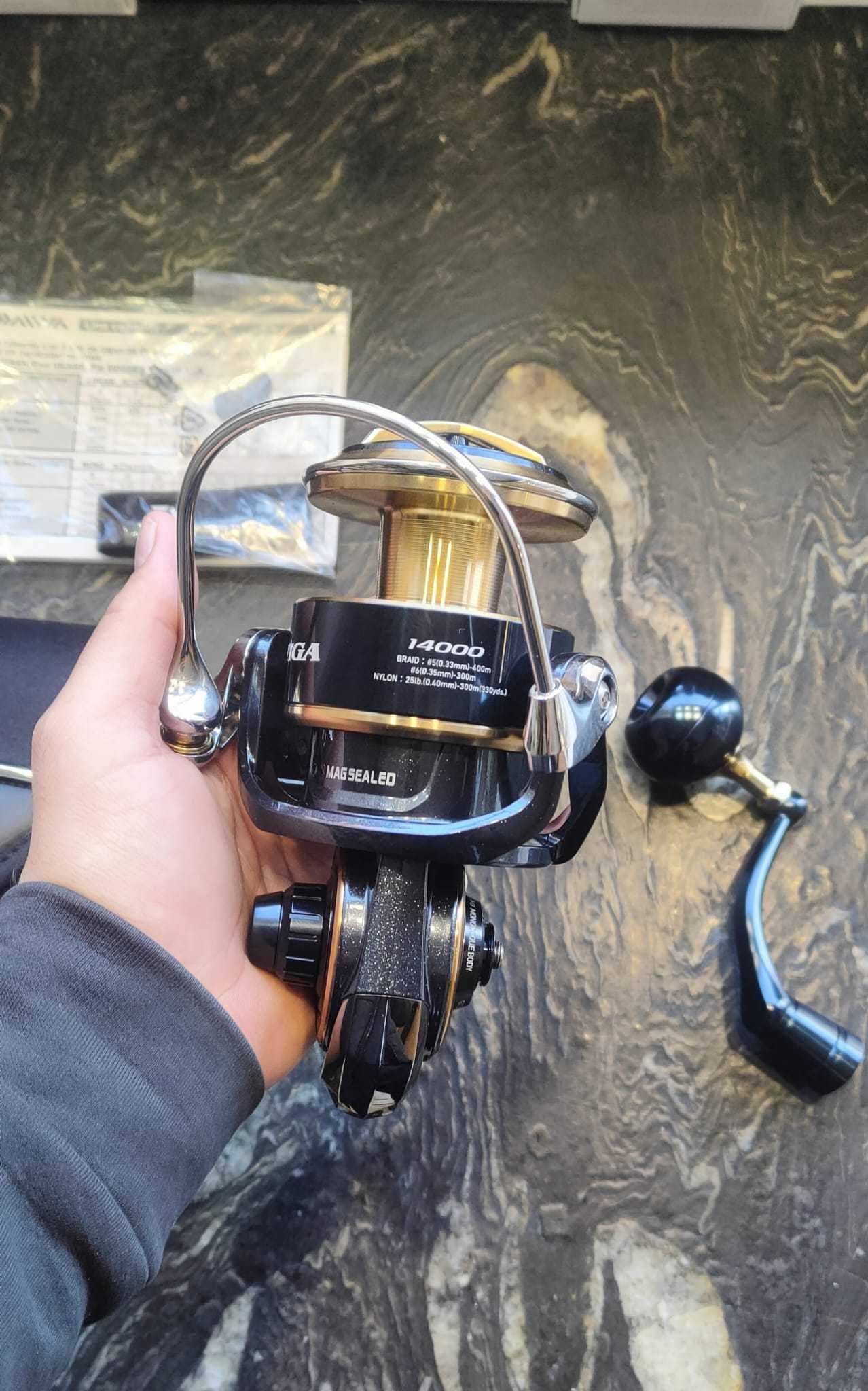 Daiwa 20 saltiga 14000-P mulinetă spinning pescuit