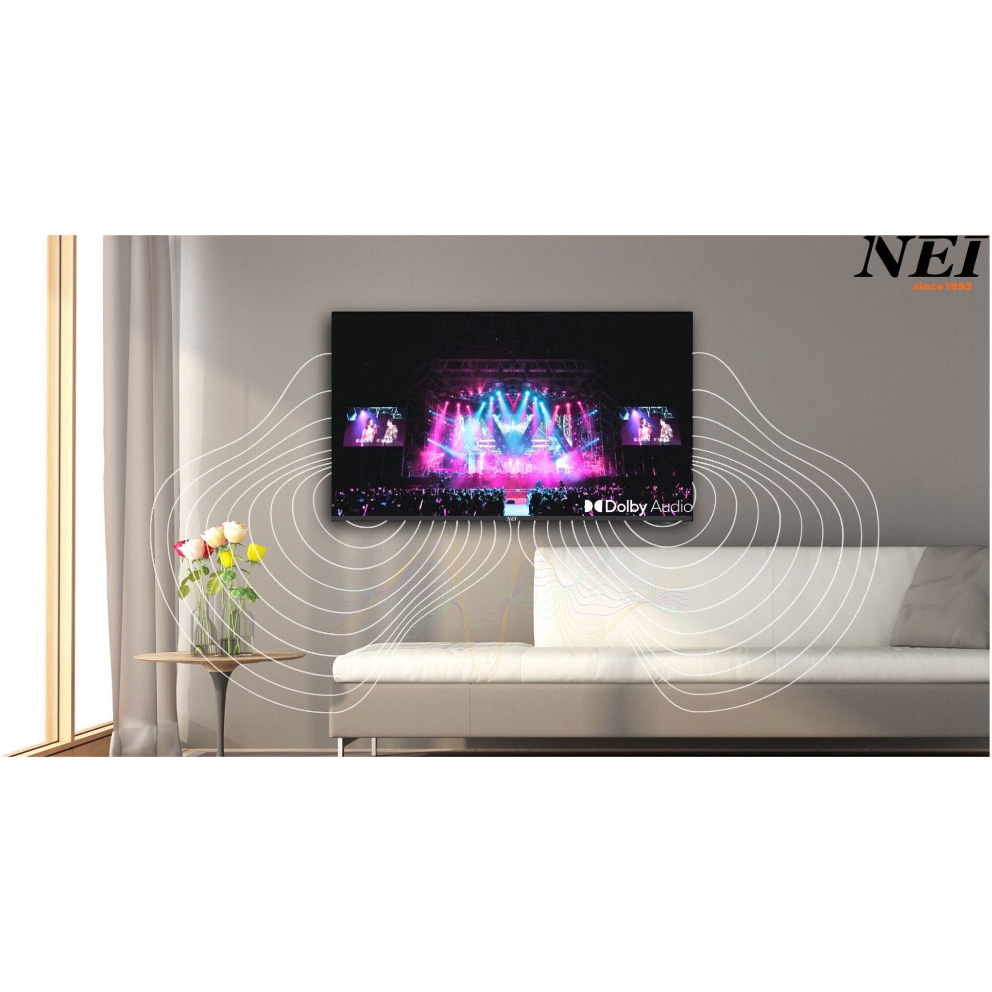 Televizor NEI LED 32NE4901, 80 cm, Smart, HD, Clasa E (RESIGILAT)