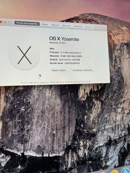 IMac late 2013 , 1TB, 8GB DDR3 , 21,5”