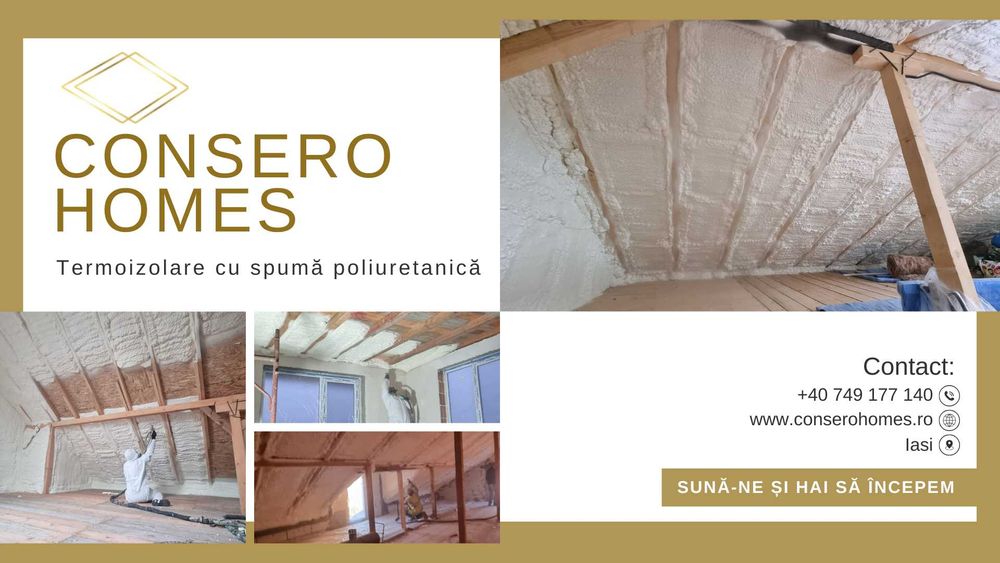 Termoizolatie cu Spuma Poliuretanica izolatii termice