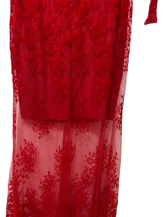 Rochie lungă roșie, mărimea M - nouă cu etichetă, fără defecte