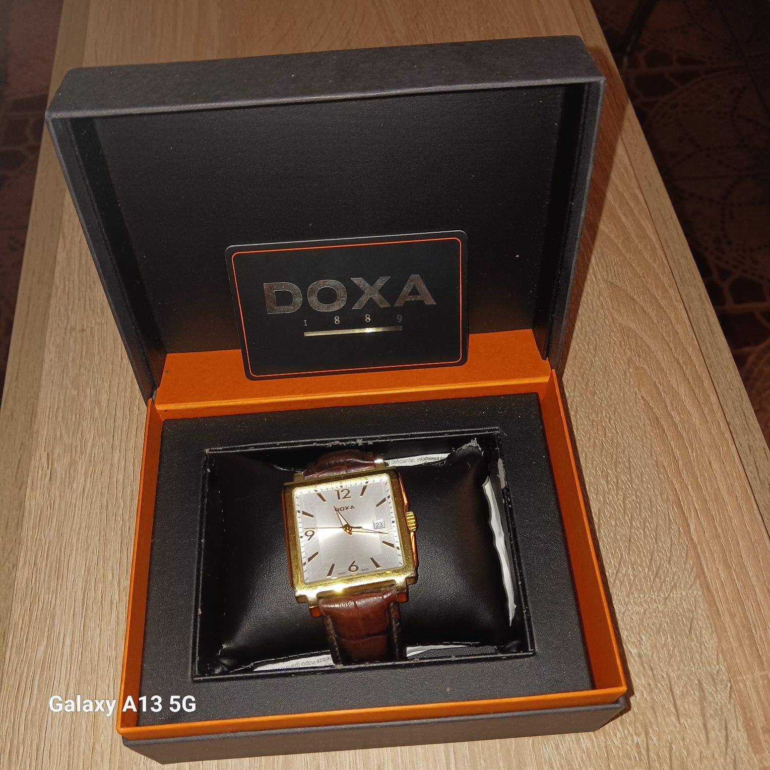 Doxa Quadro II Gold