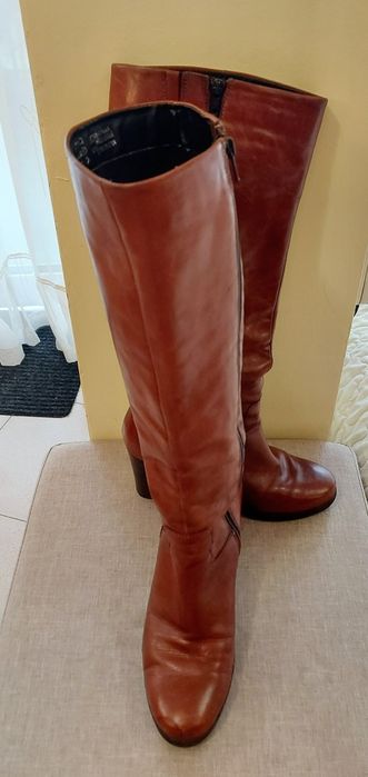 Дамски ботуши, естествена кожа, ном.40