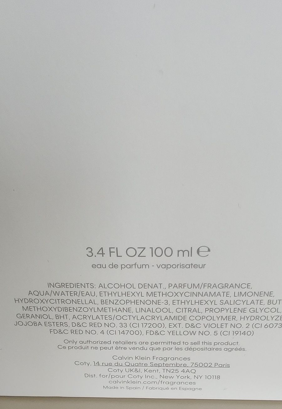 Парфюм Calvin Klein
