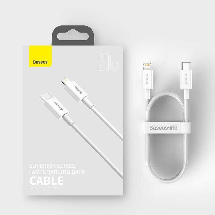 USB кабел Baseus Superior, CATLYS-C02, Type-C-Lightning, 2м, 20W