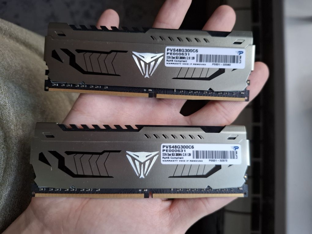 i3 10100f и Patriot Viper 16гб ОЗУ ddr4 3000MHz
