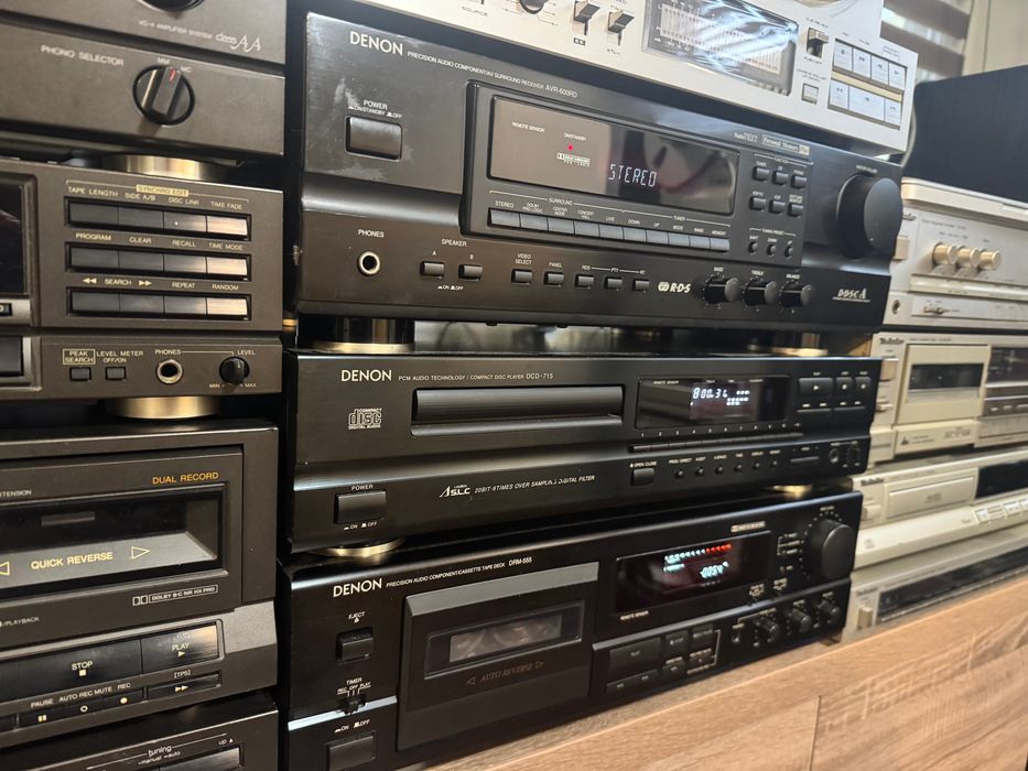 Muzica Denon linie amp cd deck autorevers boxe
