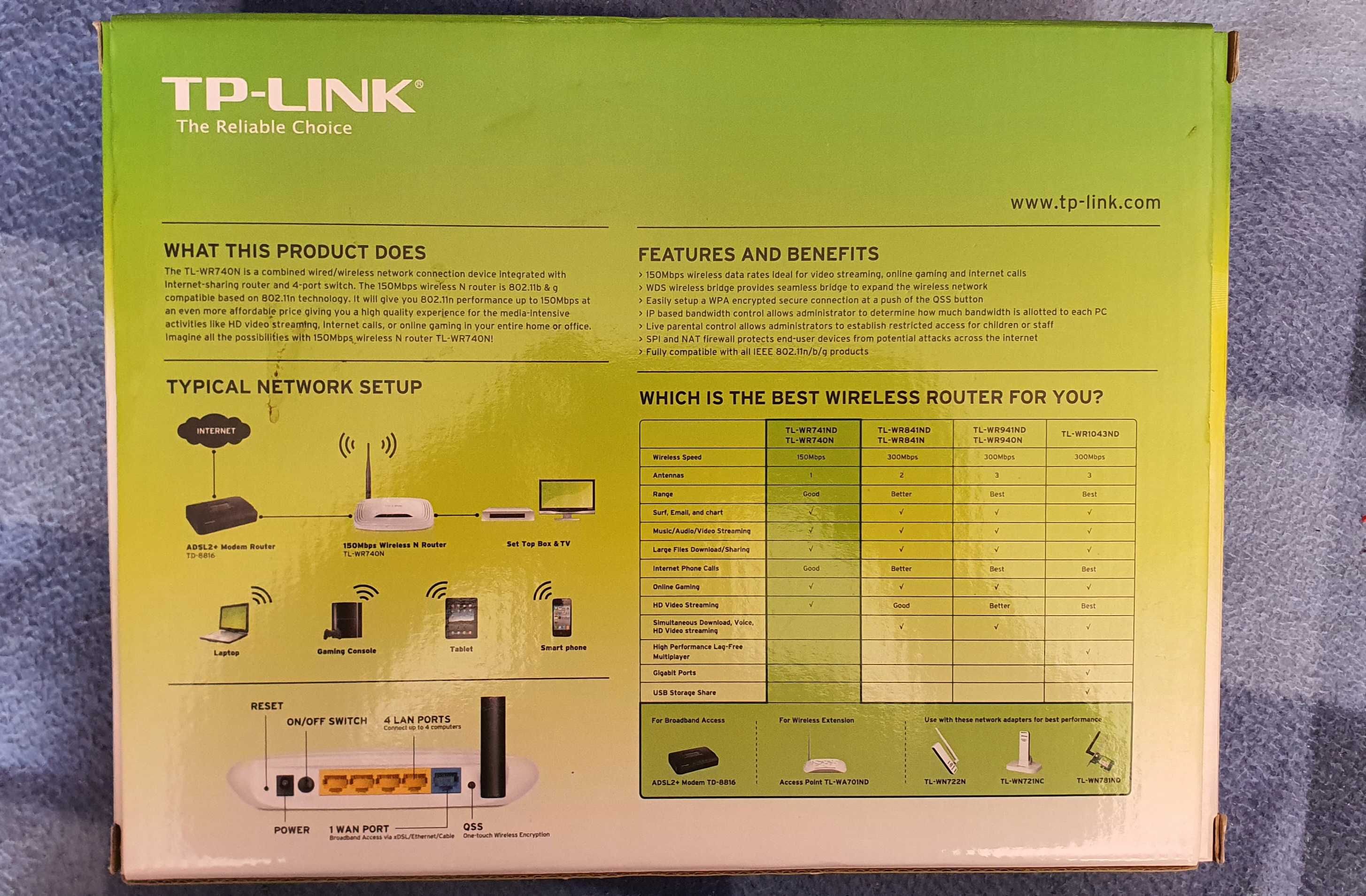 Router TP LINK -Nou.la cutie