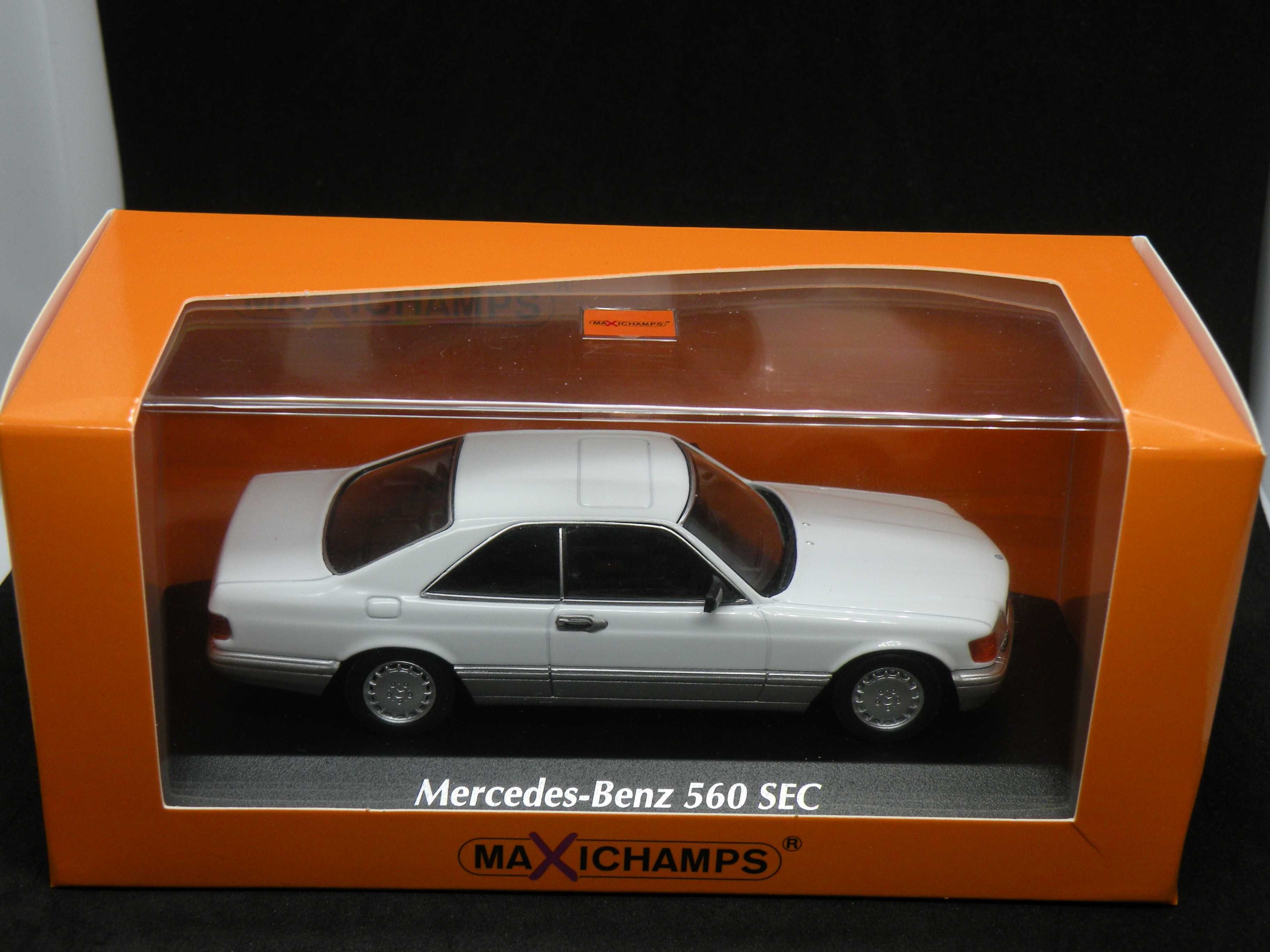 Macheta Mercedes Benz 560 SEC Maxichamps 1:43