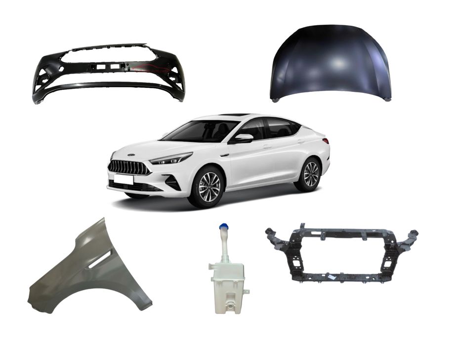 Бампер фара радиатор капот крыло экран крепление Джак Джи Jac J7