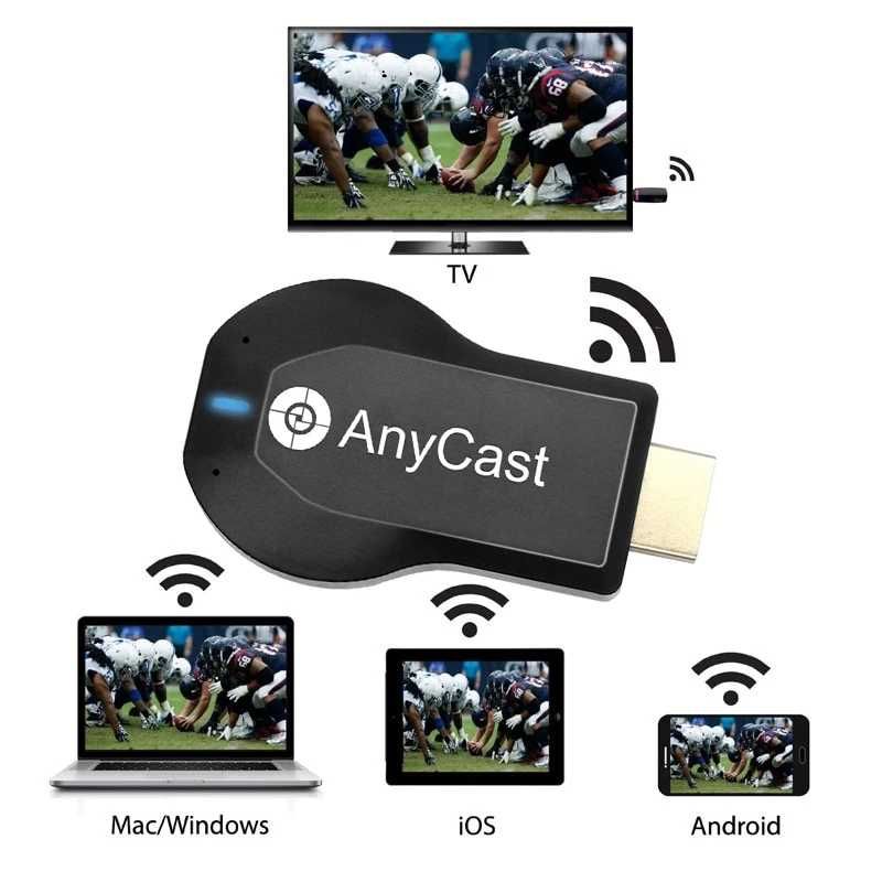 Медия плеър М2 PLUS Anycast/Miracast/хромкаст/airplay за телевизор