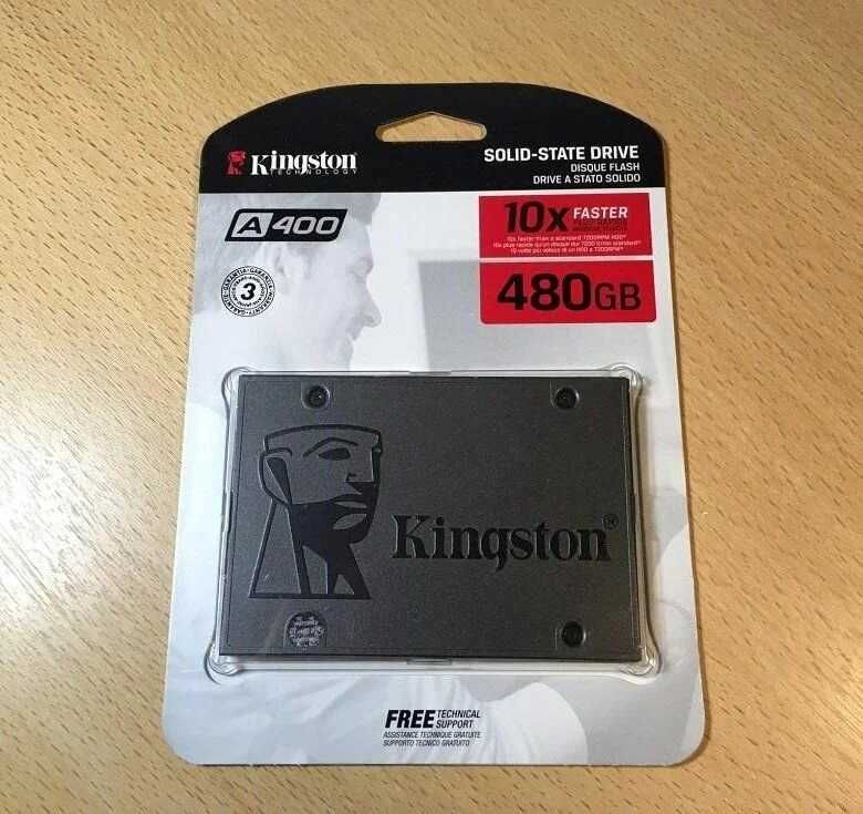 Новый SSD Kingston A400 480Gb